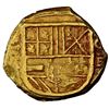 Image 1 : Cartagena, Colombia, gold cob 2 escudos, Philip IV, assayer E below mintmark C to right, crosses ins