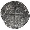Image 2 : Potosi, Bolivia, cob 8 reales, Philip III, assayer not visible, no Grade ("13 points"), with hand-si