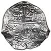 Image 2 : Potosi, Bolivia, cob 8 reales, Philip III, assayer not visible, Grade 3.