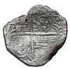 Image 2 : Potosi, Bolivia, cob 4 reales, Philip III, assayer not visible, no Grade ("1 point"), with hand-sign