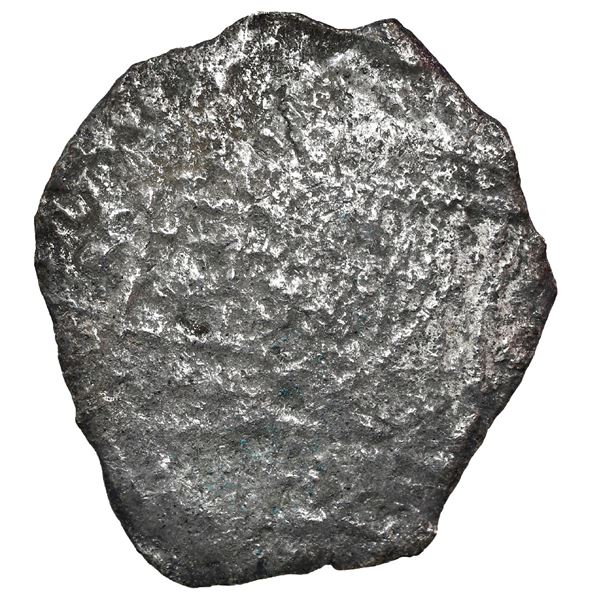 Potosi, Bolivia, cob 4 reales, Philp III, assayer not visible, Grade 3.