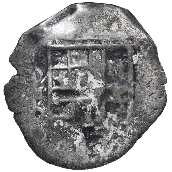 Mexico City, Mexico, cob 8 reales, Philip IV, assayer D, with Spink box.
