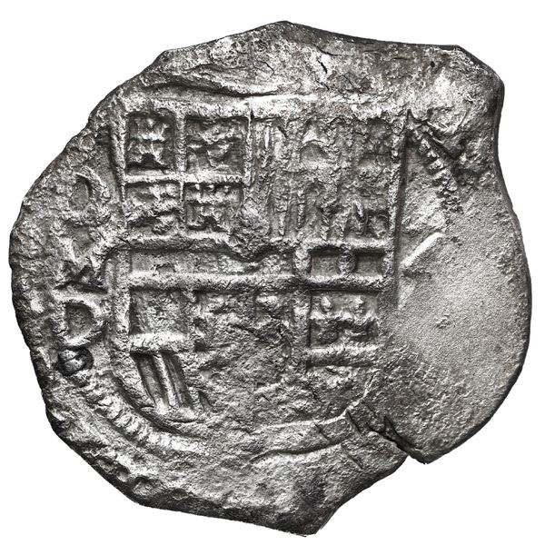 Mexico City, Mexico, cob 4 reales, Philip IV, assayer D.