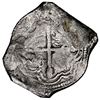 Image 2 : Mexico City, Mexico, cob 8 reales, Philip IV, assayer P, NGC VF details / saltwater damage / Concepc