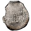 Image 1 : Mexico City, Mexico, cob 8 reales, Philip IV, assayer P, NGC XF details / saltwater damage / Concepc