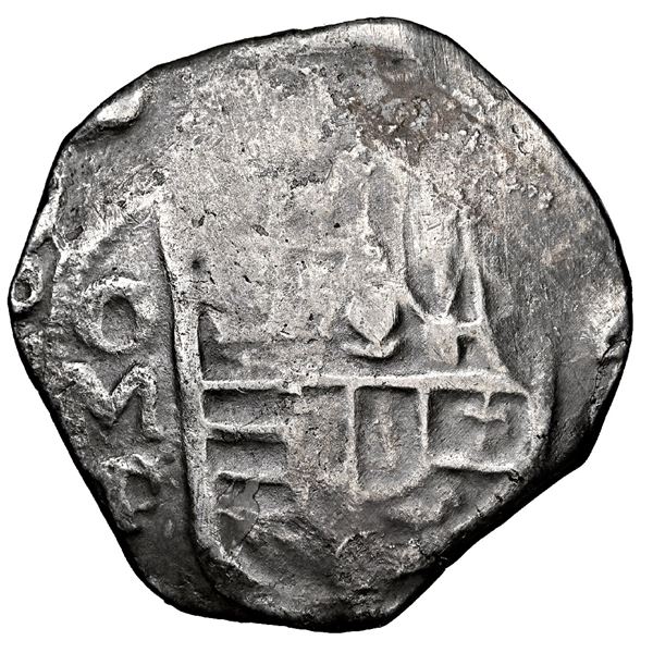 Mexico City, Mexico, 4 reales, Philip IV, assayer P (early 1630s), NGC VF details / saltwater damage