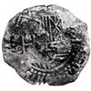 Image 1 : Potosi, Bolivia, cob 8 reales, (1650-1) O, with pentagonal crowned-1652 countermark on cross, very r