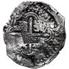 Image 2 : Potosi, Bolivia, cob 8 reales, (1650-1) O, with pentagonal crowned-1652 countermark on cross, very r