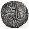 Image 2 : Potosi, Bolivia, cob 8 reales, 1654 E, retrograde 4 in date (rare), PH at top, Mastalir Plate.