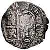 Image 2 : Potosi, Bolivia, cob 4 reales, 1653 E, NGC VF details / sea salvaged / Capitana (Shipwreck Blue Labe