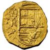 Image 1 : Bogota, Colombia, gold cob 2 escudos, 1654, assayer not visible (R below domination II to right), mi