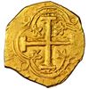 Image 2 : Bogota, Colombia, gold cob 2 escudos, Philip IV, assayer R below domination II to right (mintmark NR