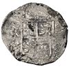 Image 2 : Potosi, Bolivia, cob 4 reales, 1652 E Transitional, McLean Type II/A with retrograde denomination 4,