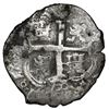 Image 2 : Potosi, Bolivia, cob 4 reales, 1678 E, retrograde denomination 4.