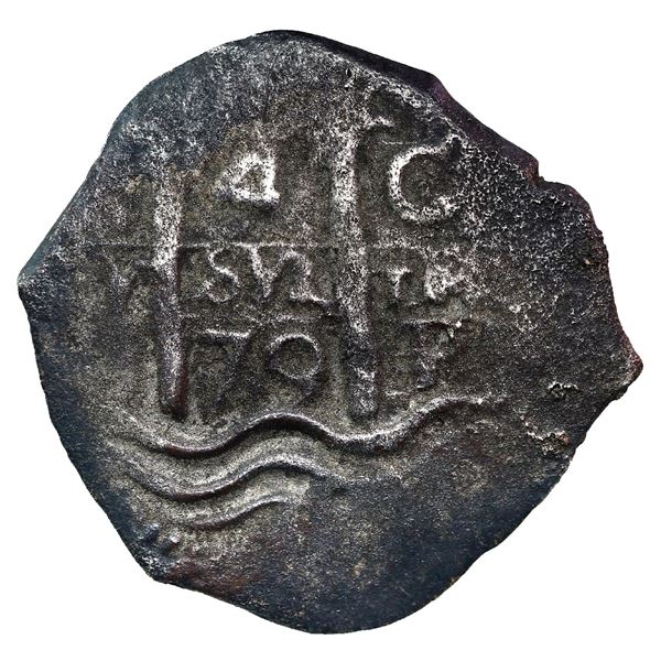Potosi, Bolivia, cob 4 reales, 1679 C.