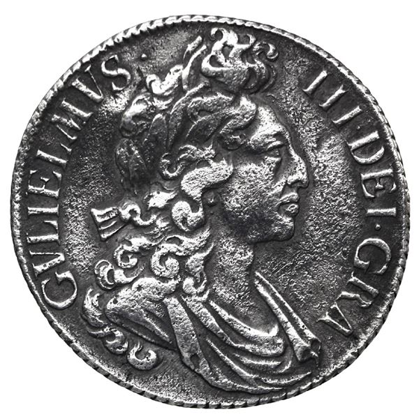 Great Britain (London, England), shilling, William III (fourth bust, "flaming hair"), 1699.
