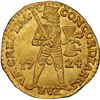 Image 1 : Utrecht, United Netherlands, gold ducat, 1724, NGC MS 64 / Akerendam (Shipwreck Blue Label).