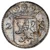 Image 1 : Holland, United Netherlands, 2 stuivers, 1724, NGC MS 62 / Akerendam (Shipwreck Blue Label).