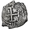 Image 2 : Potosi, Bolivia, cob 4 reales, 1733 YA, very rare.