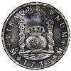 Image 1 : Mexico City, Mexico, pillar 8 reales, Philip V, 1735 MF.