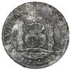 Image 1 : Mexico City, Mexico, pillar 8 reales, Philip V, 1744 MF.