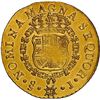 Image 2 : Santiago, Chile, gold bust 8 escudos, Ferdinand VI, 1751 J, NGC UNC details / saltwater damage / La 