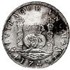 Image 1 : Mexico City, Mexico, pillar 8 reales, Philip V, 1745 MF.