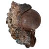 Image 2 : Massive clump of one large iron cannonball and 500+ English East India Co. copper X cash, 1808.