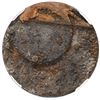 Image 1 : Encrusted clump of two coins, NGC SS Central America Shipwreck Label.