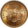 Image 2 : USA (San Francisco Mint), gold $20 Liberty Head double eagle, 1865-S, small S, NGC MS 62, with woode
