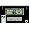 Image 1 : USA, $1 silver certificate, series 1935E, serial J58847572H, PCGS Currency Grade A / SS Andrea Doria
