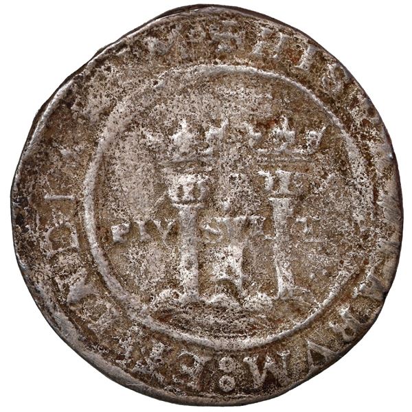 Mexico City, Mexico, 4 reales, Charles-Joanna, "Late Series," assayer L to right, mintmark M to left