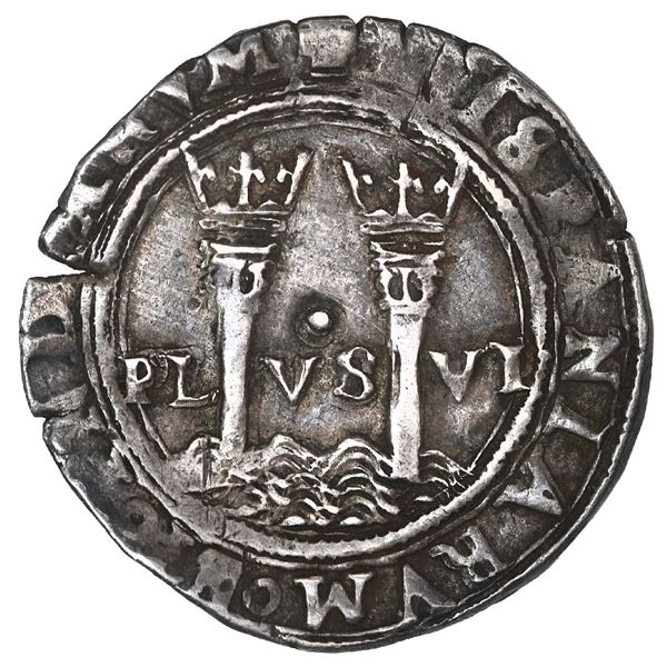 Mexico City, Mexico, 1 real, Charles-Joanna, "Late Series," assayer L/O to left, mintmark M to left 