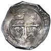 Image 2 : Mexico City, Mexico, cob 4 reales, Philip III, assayer F (pre-dated type), one fleur in shield, diam