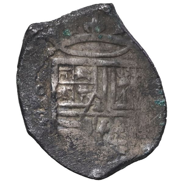 Mexico City, Mexico, cob 2 reales, Philip IV or Charles II, assayer G.