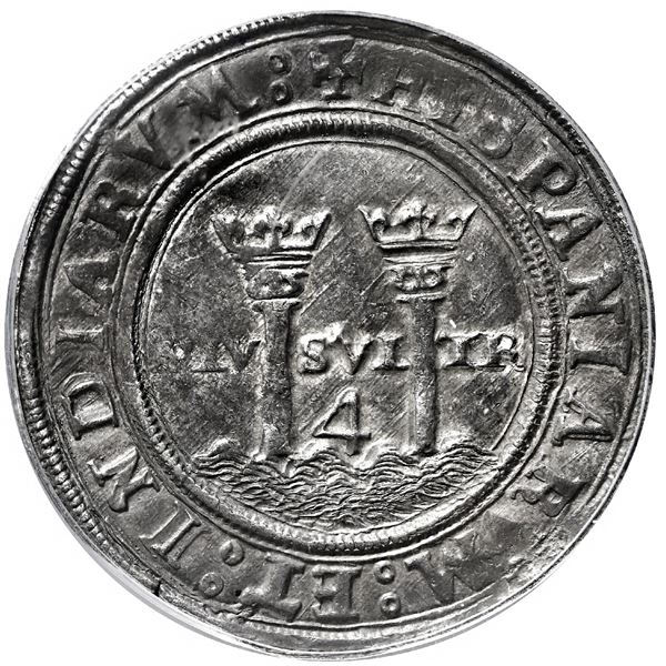 Mexico City, Mexico, 4 reales, Charles-Joanna, "Late Series," assayer G to left, mintmark M to right