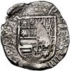 Image 1 : Potosi, Bolivia, cob 8 reales, 1617 M, NGC AU 55.