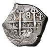 Image 1 : Potosi, Bolivia, cob 8 reales, 1753 q, Cayon plate.