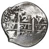 Image 1 : Potosi, Bolivia, cob 2 reales, 1701 Y/F, posthumous Charles II, very rare.