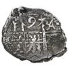 Image 1 : Potosi, Bolivia, cob 2 reales, 1733 YA, rare.