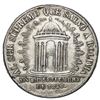 Image 2 : Potosi, Bolivia, 8 soles monetary medal, 1852, Belzu, angel / temple.