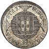 Image 2 : Brazil (Rio mint), 960 reis, 1820-R, struck over a Potosi, Bolivia, bust 8 reales of Ferdinand VII, 