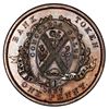 Image 2 : Montreal, Lower Canada (struck in England), Bank of Montreal, copper "habitant" 2 sous / 1 penny tok