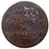 Image 2 : Lower Canada, copper half penny "Ships Colonies & Commerce" token, no date (1829), W&B NY below ship