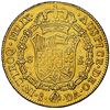 Image 2 : Santiago, Chile, gold bust 8 escudos, Charles III, 1776/3 DA, NGC AU 50.