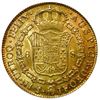 Image 2 : Santiago, Chile, gold bust 8 escudos, Charles IV (bust of Charles III), 1807 JF, PCGS AU58.