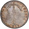 Image 2 : Santiago, Chile, "volcano" peso, 1817, no assayer, NGC XF 40, ex-Val y Mexia Collection.