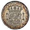 Image 2 : Bogota, Colombia, pillar 8 reales, Charles III, 1770 VJ, very rare, NGC MS 63.