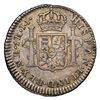 Image 2 : Bogota, Colombia, bust 1 real, Charles IV, 1792 J.J, NGC XF 45, finest known in NGC census.