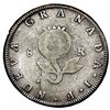 Image 2 : Bogota, Colombia, 8 reales, 1820 JF, mule of Republic and New Granada types, rare, NGC VF details / 